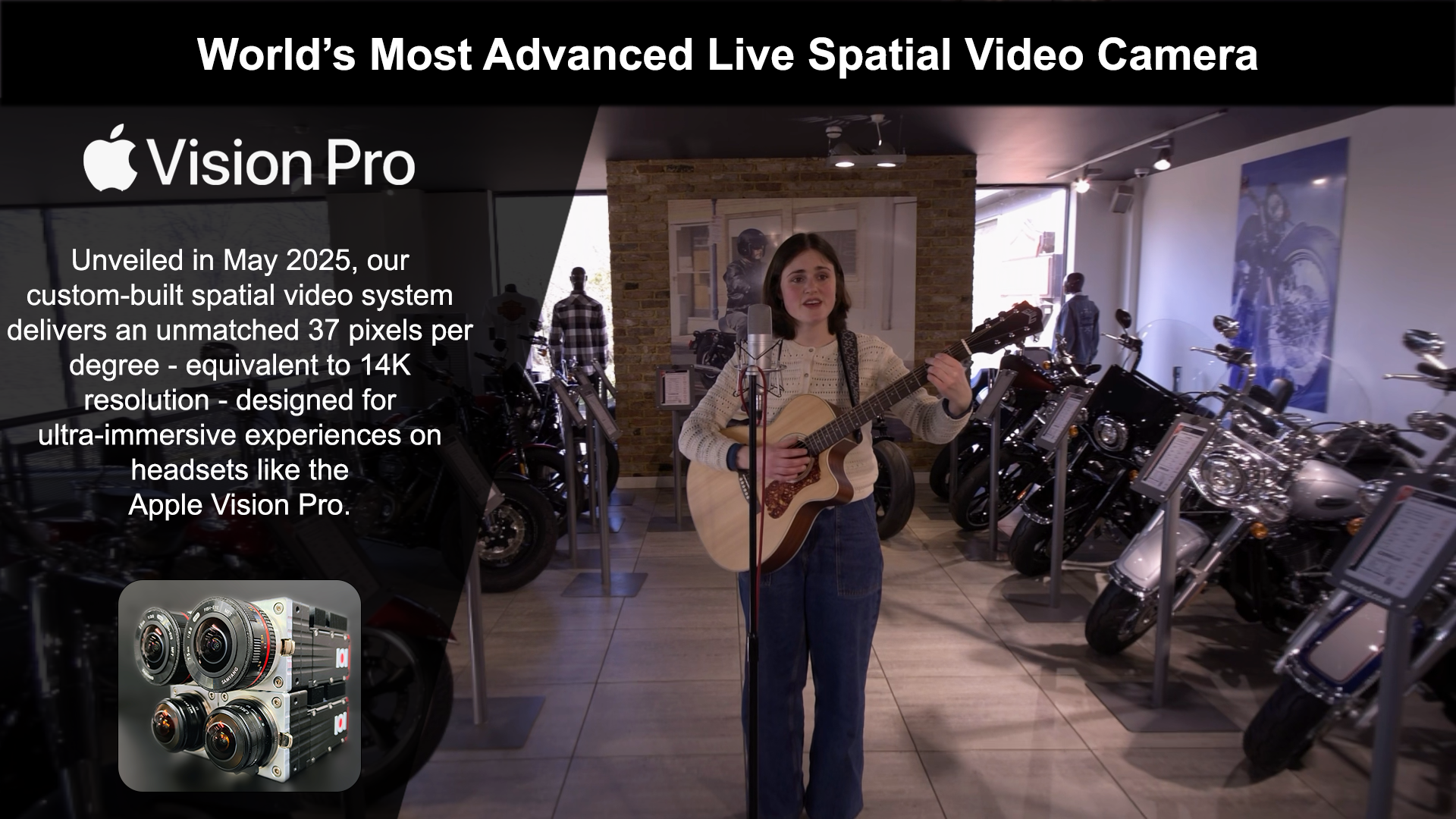 World's Most Advanced Live Spatial Camera World's Most Advanced Live Spatial Camera